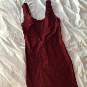 American Apparel Burgundy Bodycon Dress